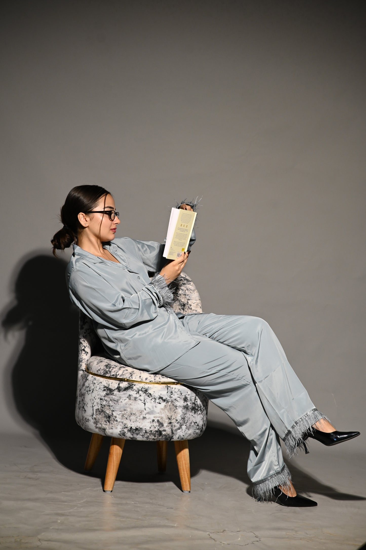 Miss Matched - Grey Fur Set