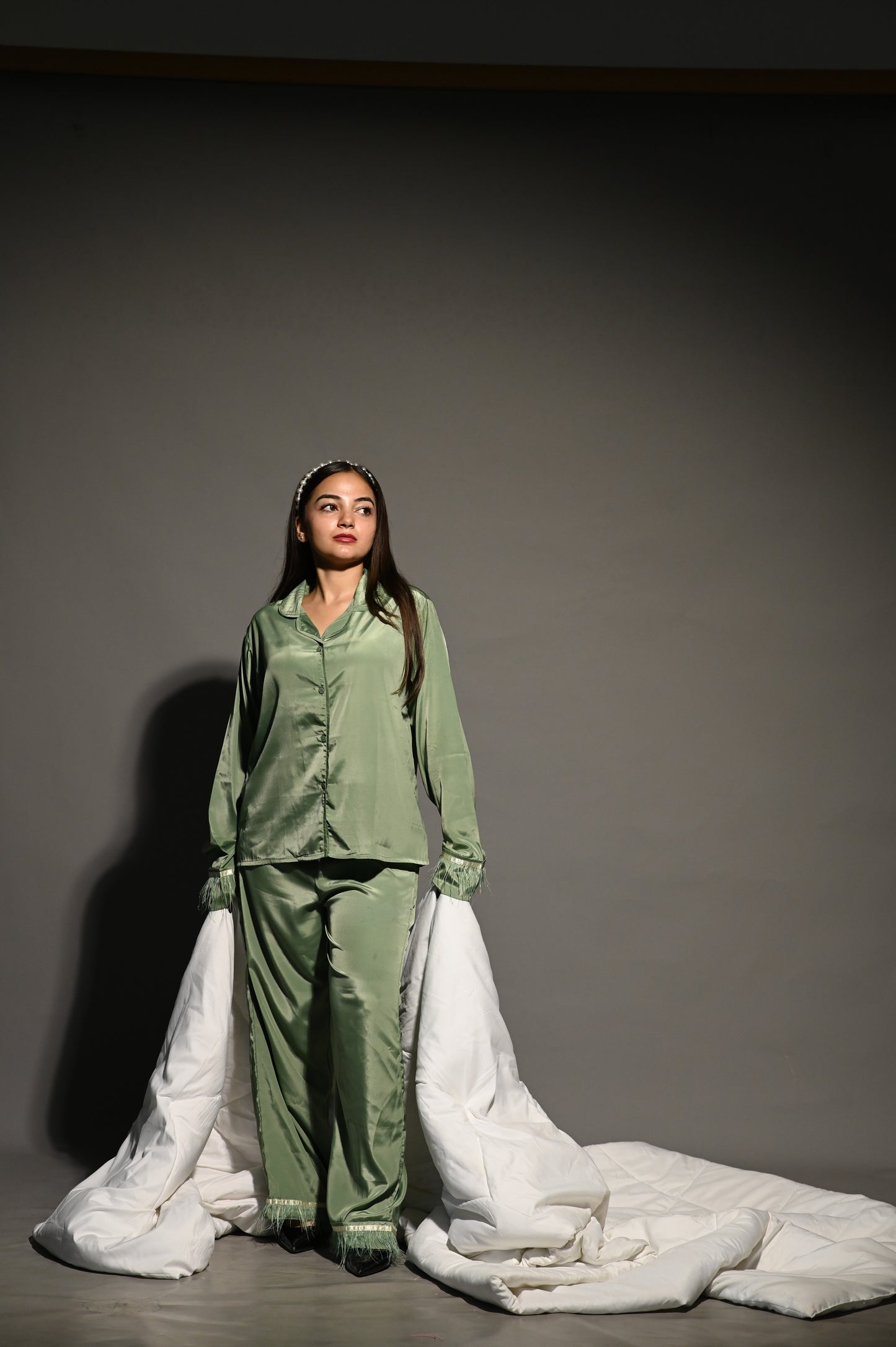 Miss Matched - Pistachio Green Fur Set