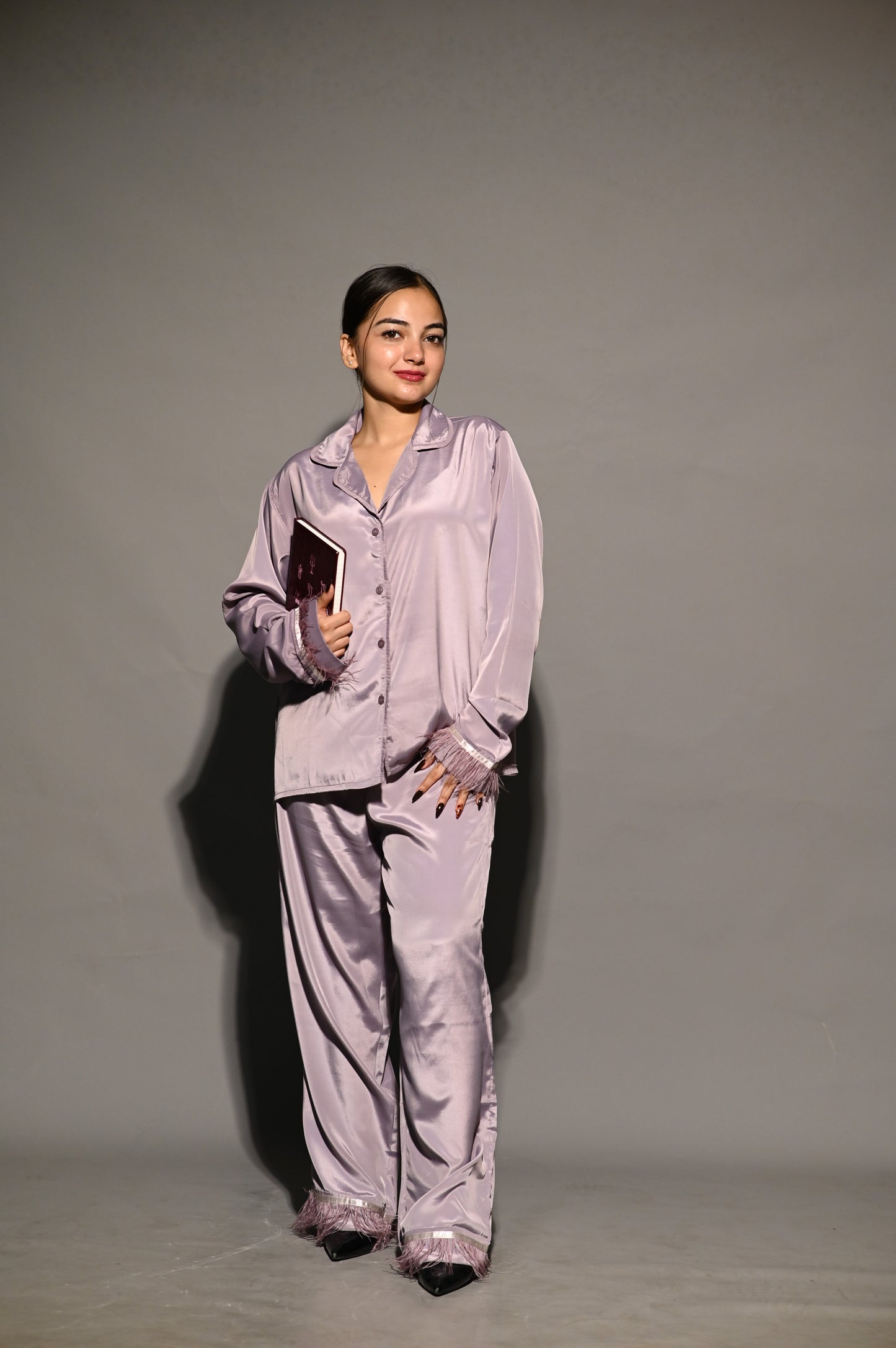 Miss Matched - Mauve Fur Set