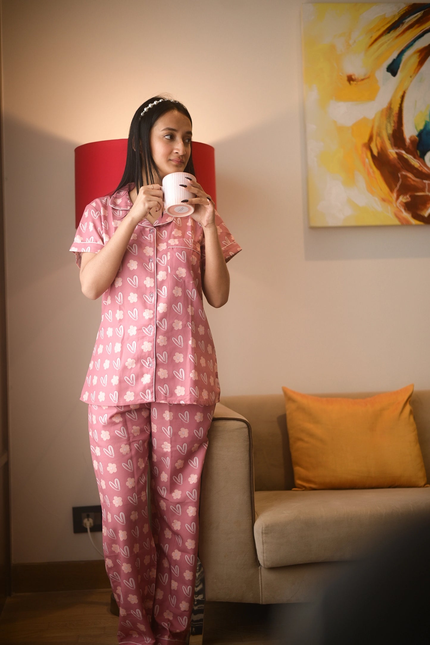 Dreamer's Club- Half Sleeves Shirt & Pants