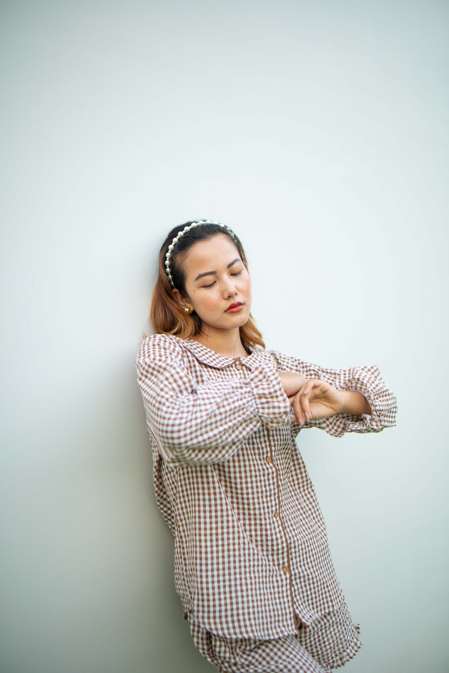 Cocoa Gingham