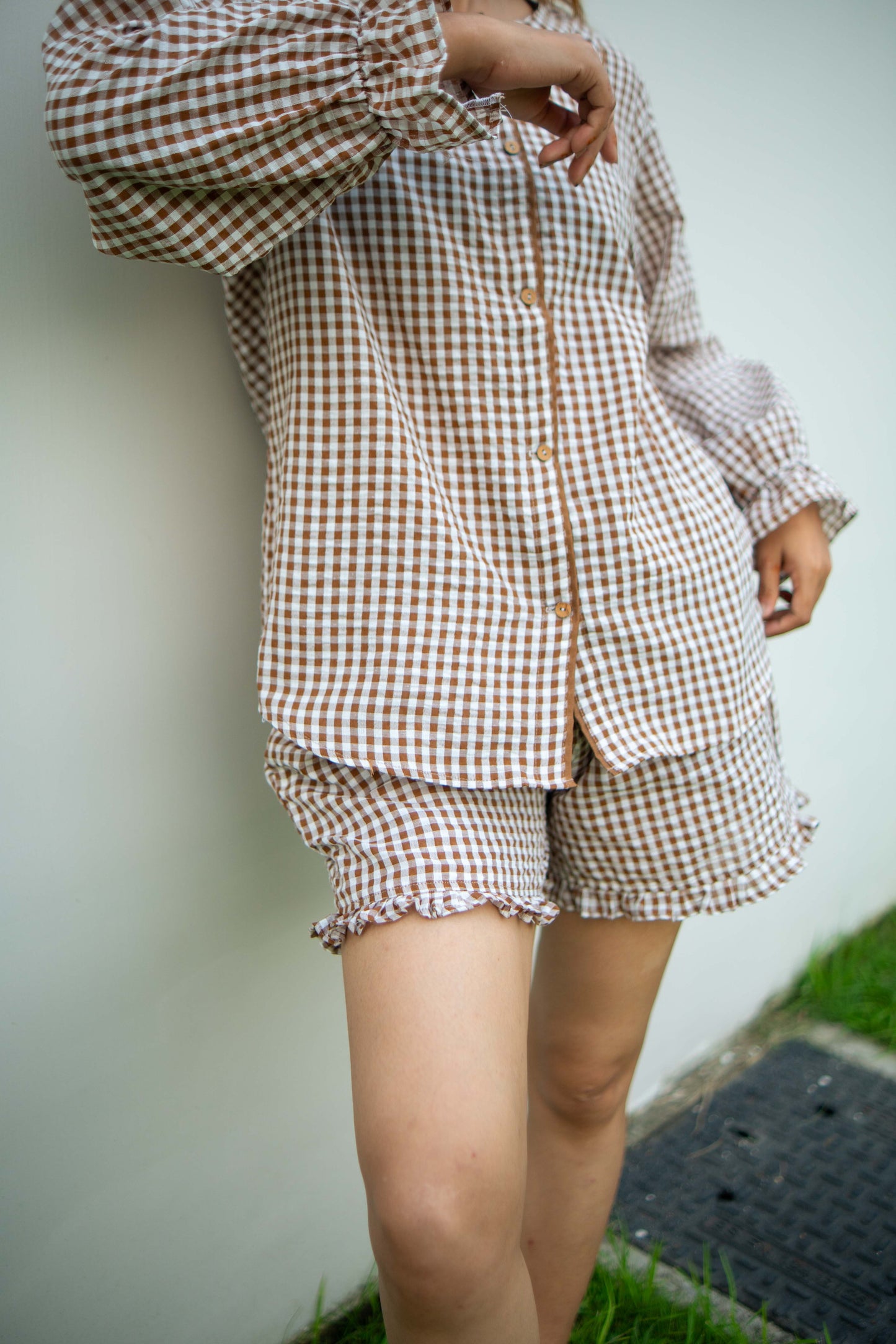 Cocoa Gingham