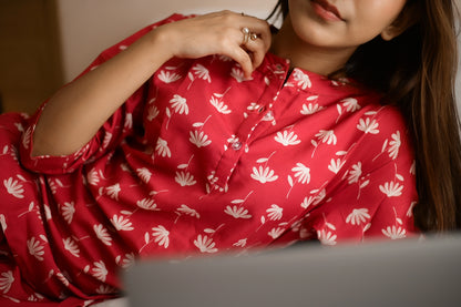 Floral Soirée- Kurti & Palazzo