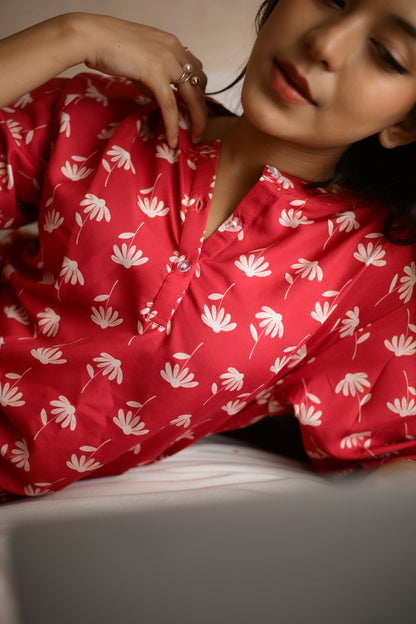 Floral Soirée- Kurti & Palazzo